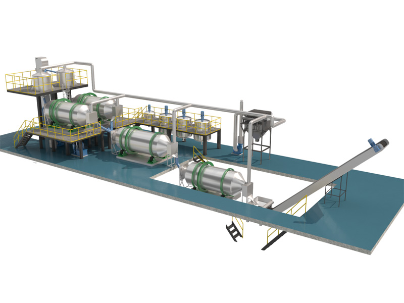 緩釋肥復合肥包衣生產線